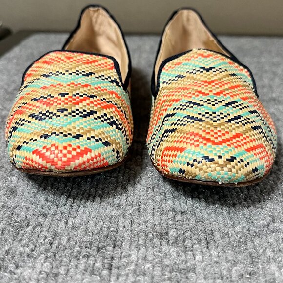 Vince Camuto Lilliana Flats Chevron Aztec Slip On Women's 7 B Multicolor - Picture 1 of 12